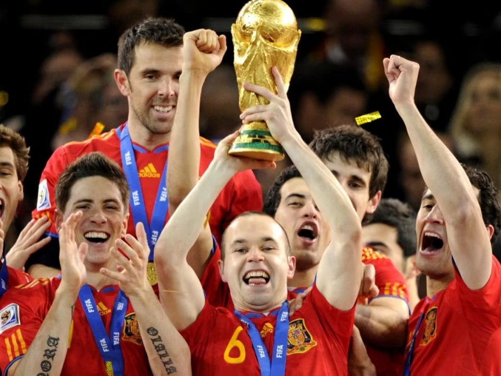 L'Espagne de 2010 est l'une des plus grandes équipes en Coupe du Monde