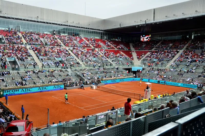 caja magica est l'un des plus beaux terrains de tennis