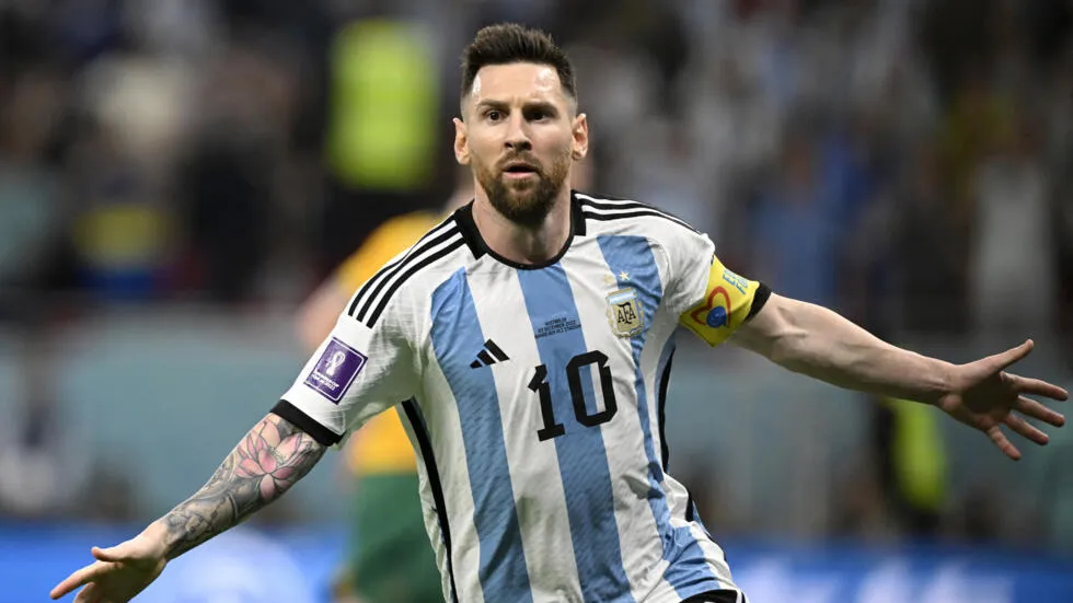 Messi avec l'Argentine