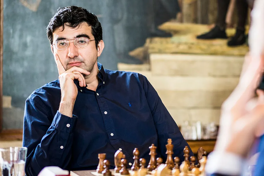 Vladimir Kramnik est l'un des plus  grands joueurs d'échecs de l'histoire