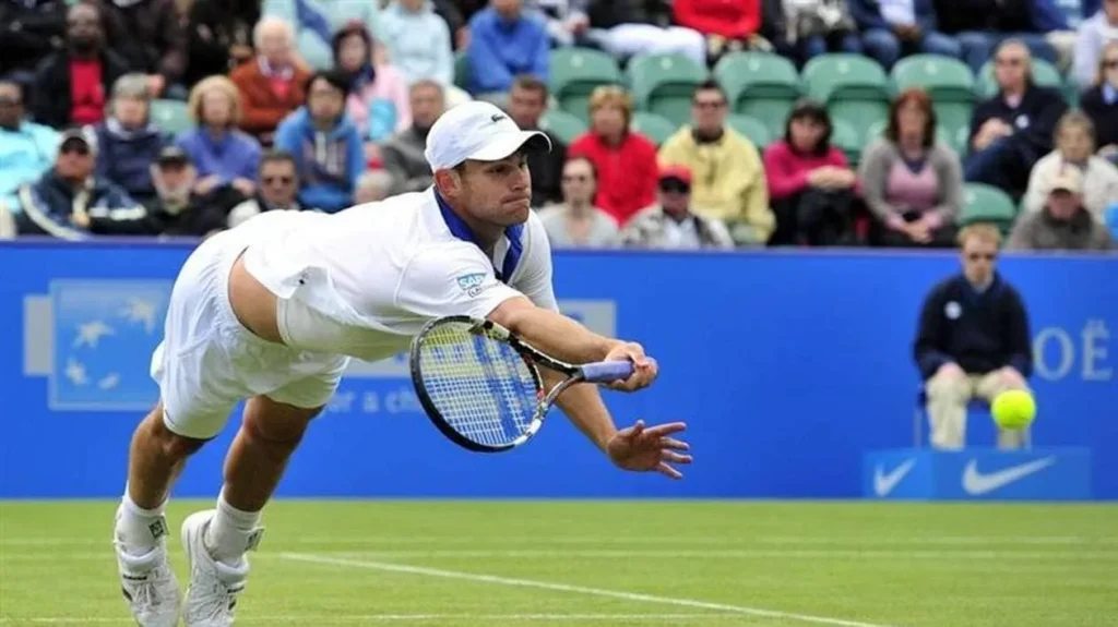 Andy Roddick à la volée