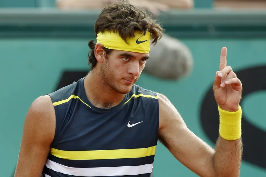 L'argentin Del Potro à Roland Garros